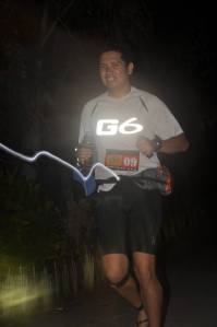 Running alone in the first 21km (photo courtesy of Brenda Portugalisa)
